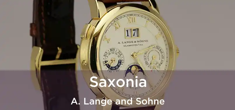  Saxonia A. Lange and Sohne